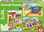 Puzzle Auf dem Bauernhof, 3x24 Teile