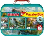 Puzzle Dinos im Koffer