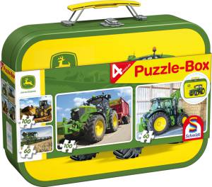 Puzzle John Deere im Koffer