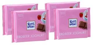 Ritter Sport Erdbeer Joghurt (4 x 100g Tafel)