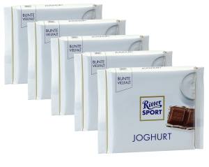 Ritter Sport Joghurt (5 x 100g Tafel)