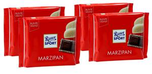Ritter Sport Marzipan (4 x 100g Tafel)
