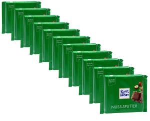 Ritter Sport Nuss-Splitter (1 x 100g Tafel), 11er Set (11 x )