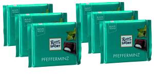 Ritter Sport Pfefferminz (6 x 100g Tafel)