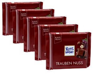Ritter Sport Trauben Nuss (5 x 100g Tafel)