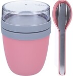 Mepal Ellipse Set Lunch Pot und Besteckset Nordic pink rosa
