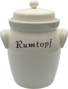 Rumtopf 5 Liter weiß
