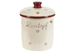 Rumtopf 5 Liter Rubin Dekor