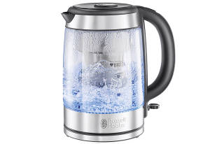 RUSSEL HOBBS RUS Wasserkocher Glas, 1,5 l, 2200 Watt