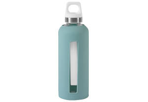 SIGG Trinkflasche "Star" aus Glas 0,5 Liter hellblau