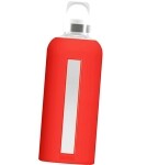 SIGG Trinkflasche "Star" aus Glas 0,5 Liter rot