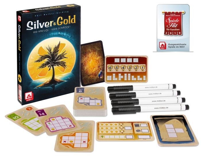 Kartenspiel Silver & Gold