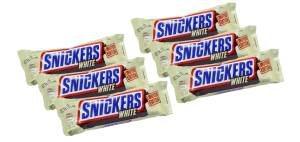 Snickers White Einzelriegel (6 x 49g)