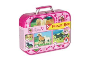 Puzzle-Box Pferde