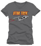Star Trek T-Shirt Enterprise grau Größe S