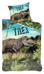 VonBueren Dino Bettwäsche T-Rex 135 x 200 cm 100% Baumwolle