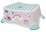 keeeper Peppa Pig Tritthocker 40,5x28,5x14cm grau/ grün