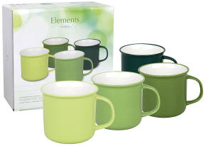 Waechtersbach Kaffeebecher "Elements Jungle", 4er Set