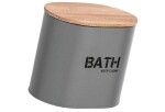 WENKO Aufbewahrungsbox "bath" 10,8x13,4x14,9cm grau