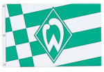 Werder Bremen Hissfahne kleine Raute 180 x 120 cm
