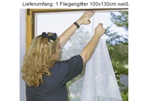 WINDHAGER Fliegengitter,100x130cm, weiss