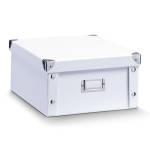 ZELLER-PRESENT Box "Pappe", weiß, 31x26x14cm
