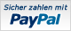 PayPal-Logo Sicher zahlen